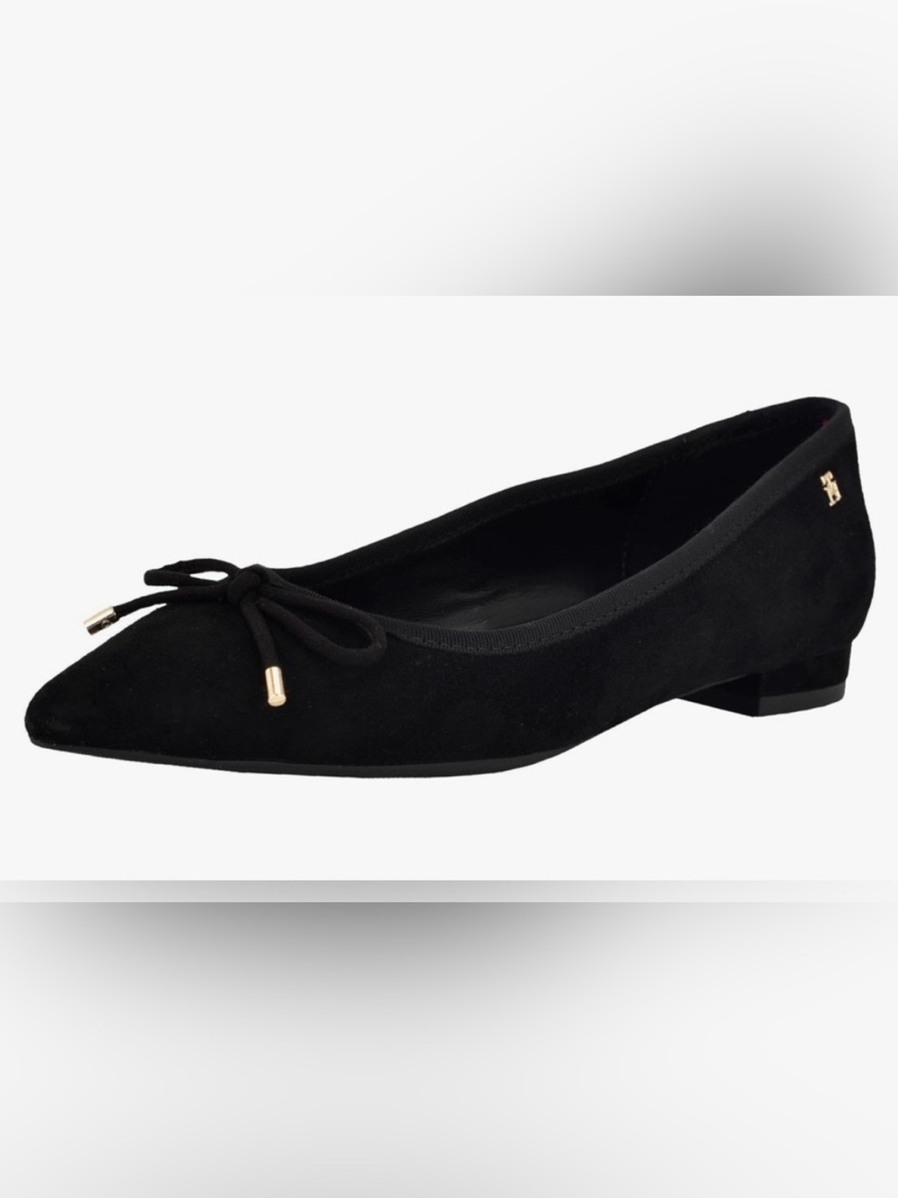 NIB, Tommy Hilfiger Women's Kimio Point Toe Suede Ballet Flats
